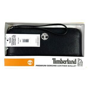 Timberland RFID Zip-Around Genuine Leather Wallet